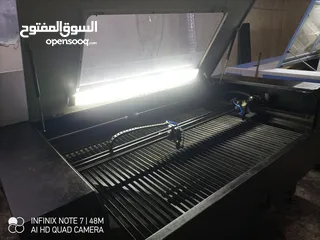  1 ماكينه قص ليزر co2 راسين مساحة عمل 100*160