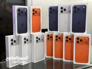  3 شروة آيفون 17 برو ماكس 265GB  بالكرتونة كفالة دولية للتواصل عبر الواتساب