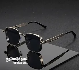  8 نظارات عصرية بإطار معدني مربع بتصميم ستيمبانك ريترو للرجال والنساء، مناسبة للمناسبات والحفلات والمهر