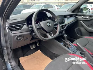  19 سكودا كاميك Monte carlo ترخيص 2020 محرك 1500 بنزين جير أوتوماتيك 150 حصان لون بترولي