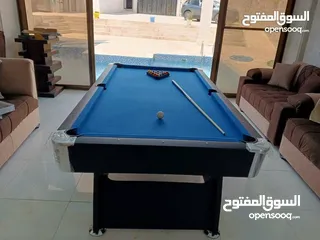  3 بلياردو خشب 8 قدم اصلي