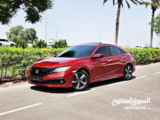  1 Honda Civic Turbo Charged GCC Specs @Zero Downpayment