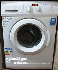  1 غسالة اوتوماتيك نوع بيكو لون ابيض