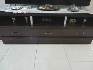  10 طاولة وسط  وطاولة تلفزيون خشب صولد متين لغرفة الجلوس