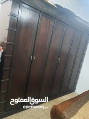  1 غرفة نوم للبيع خشاب لاتية نضيفا مع الفرشة