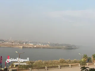  19 شقه للايجار مفروش على النيل المعادي مباشر الايجار الاسبوعي