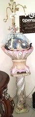  3 fountain italy Porcelain Capodimonte water with lights for Home-Garden-Office WhatsAp in description