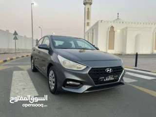  9 هيونداى أكسنت1600 سى سى موديــل 2018بدون حوادث خليجـــــــــى كشافات ضباب تكييــــف باورسنترلوك