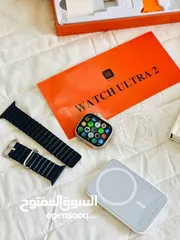  2 Watch Ultra 2 – أحدث إصدار   باقة متكاملة من الإكسسوارات والتقنيات في علبة واحدة!