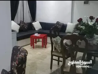  7 ‏شقة مفروشة طابقين سوبر 5 دقائق من تاج مول السفرات السعوديه و السورية  مطله