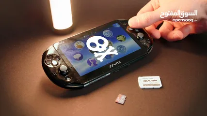  1 بلايستشن فيتا معدل مع متجر مفتوح PS VITA - فل العاب 3000 لعبة مع محاكيات