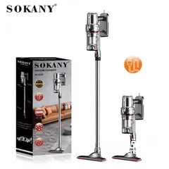  1 السعر الاقل وتحدي المكنسة العامودية المميزة Sokany بقوة شفط 2000W سهلة الاستخدام وخفيفة الوزن