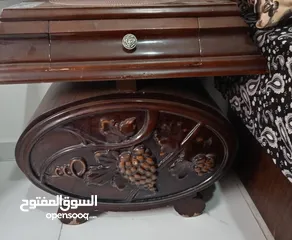  5 اثاث، غرفة نوم، خشب مصري ثقيل