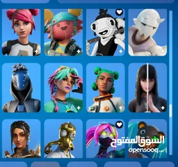  15 بيع حساب فورت نايت