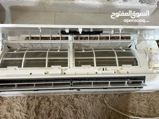  2 مكيف ناشونال انفيرتر طن ونصف شبه جديد للبيع بسعر مغري