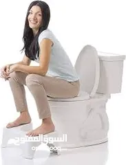  2 بسبعه 7دبانير 7 د.  طاوله رفع القدمين  اثناء استخدام مرحاض قضاء الحاجه الطبي  بشكل صحي وسليم و مريح