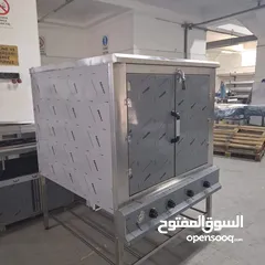  3 Stainless Steel Bekary Pastry Oven with Gas  , Standard material SS 304 AISI