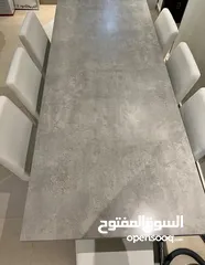  5 Elegant Dining Table (8 Seats) طاولة طعام بتصميم عصري أنيق