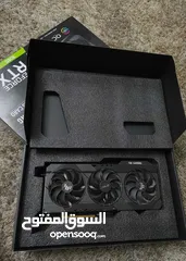  6 كرت شاشة من شركة اسوس عالية الجودة rtx 3080  من اقوى النسخ من كروت نفيديا  نسخة عالية القوة و الجودة