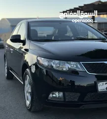  2 كيا فورتي للبيع بحالة ممتازه  Kia Forte 2013 لون اسود فحص كامل