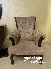 6 غرفة سفرة قشرة بلوط ملبس زان 4 قطع  8 كراسي