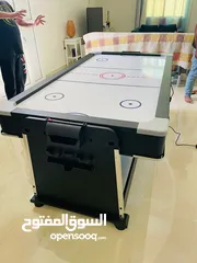  4 billiard table tennis air hockey