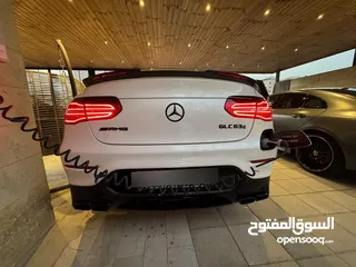  9 GLC 63 coupe (body kit) 350e 2018 black edition وارد الوكالة صيانة الوكالة مالك أول