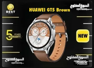  1 متوفرة الأن بسعر مميز هواوي جي تي 5 /// Huawei Gt5 brown new