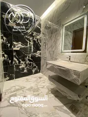  27 شقق أرضية وطوابق مكررة وأخير مع روف للبيع في خلدا مساحات 160م & 250م تشطيبات وديكورات سوبر ديلوكس