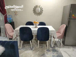  2 سفره مودرن 6 كراسي جديده