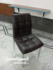  2 أثاث مكتبي بحالة ممتازة، مكتبة، كراسي، طاولات، مكاتب حائط، ريسبشين، رفوف،
