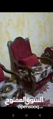  8 طقم كنب بحالة ممتازة خشب ثقيل للبيع