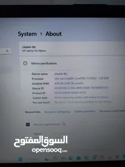  5 لابتوب HP الجيل 12 بحالة ممتازة جدًا Core I3 U