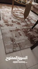  1 سجادة لون بيج