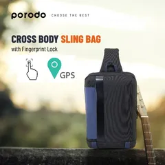  1 ifestyle Cross Body Sling Bag With Fingerprint Lock