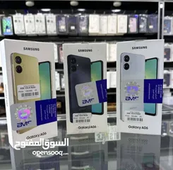  1 جهاز جديد بالكرتونة Samsung A06 رام 12 جيجا 128 مكفول سنة هدية كفر ولزقة وشاحن الاصلي متوفر توصيل