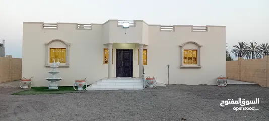  3 منزل للايجار ولاية صحم منطقة خور الحمام الساحل