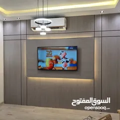  2 جبس بورد وكافة اعمال الديكورات والتصميم الداخلي والصيانة وبديل الرخام والخشب وهذه اعمالنا بفضل الله