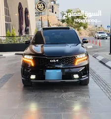  1 السيارة الاكثر تميزآ واقتصاديآ ، كيا سورينتو هايبرد 4/4  2023 فل كامل مع فتحة بالسعر المميز على كاش