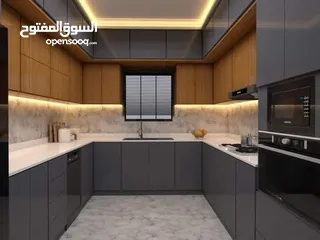  9 كافة انواع المطابخ المنيوم خشب شركة النموذج الموقع شارع الجامعه مجمع ابو الحاج التجاري طابق الرابع
