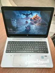  1 لابتوب hp بضمان 3 شهور من الشركة