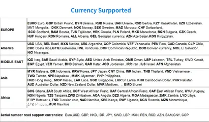  7 ماكنة عد النقود (AL-950(Bill COUNTERS note mini money multi currency counting Machin