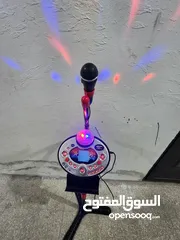  2 ميكروفون العاب اطفال مع أغاني  .السعر 25. الموقع خلدا