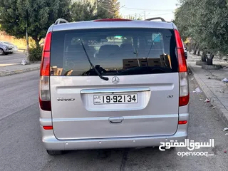  18 باص مرسيدس فيانو 2007 بنزين 7 ركاب VIP فل مسكر مع فتحة ترخيص سنة
