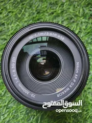  5 عدسة زوم نيكون استعمال بسيط جدا كالجديد بعلبتها  AF-P DX NIKKOR 70-300MM F/4.5-6.3G ED VR