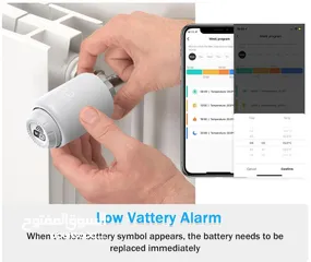  6 تويا تحكم ريديتر Tuya Zigbee Heating RadiatorThermostat Valve Trv Controller Work With ALEXA