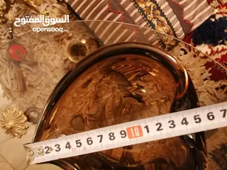  6 منفضة سجائر /طبق حلوى من زجاج مورانو الفني الرائع على شكل قلب ومختومة من الأسفل للمهتمين