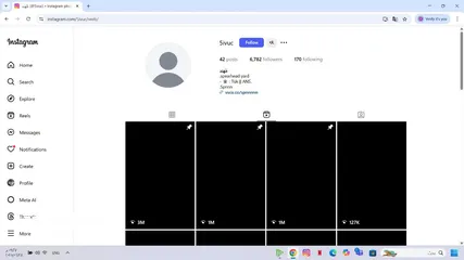  1 حساب انستقرام مشاهدات بالملايين و بفيد للمحتوى