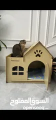  1 wooden house for cats and small breed dogs...