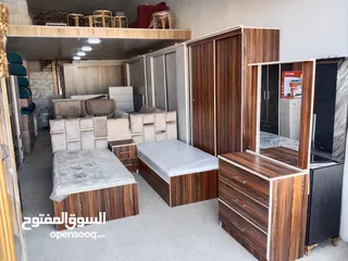  1 غرفه نوم كامله مع الفرشات جديد للبيع
